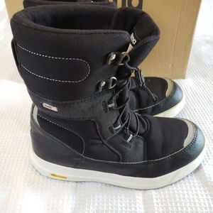 Reima Junior Girls 4 - 4.5 US/36 EU Black WARM Winter Snow Boots
